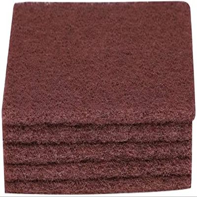 XYWHPGV 5pcs Scouring Pad Non-Scratch Scouring Sponge Scrub Pads 6"x4" for Scouring Kitchen, Dishwashing, Brown(f1437 c5d42 5b435 0cb7c 99950 74dcc