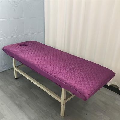 Elastic Anti-Slip Fitted Massage Couch Sheet Pure Color All-round Wrap Massage Table Cover Sheet All Season Spa Massage Treatment Table Bed Cover With Face Hole (Color : S, Size : 70x185cm(27x73inch