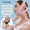 Eljeczt 2pcs Snore Stopper Belt Anti Snoring Chin Strap Sleep Jaw Anti Snoring Chin Strap for Mouth Breather Snore Stopper Stop Snoring Device Snoring Solution Sleep Device for Men And Women,Pink view 2