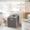 COSTWAY Portable Steam Sauna Tent, Folding Personal Full Body Spa Home Sauna with 1000W Generator, 9 Levels Temperature, Timer, Chair & Foot Massage Roller, Therapy Detox Room Steam Cabin (Grey) view 3