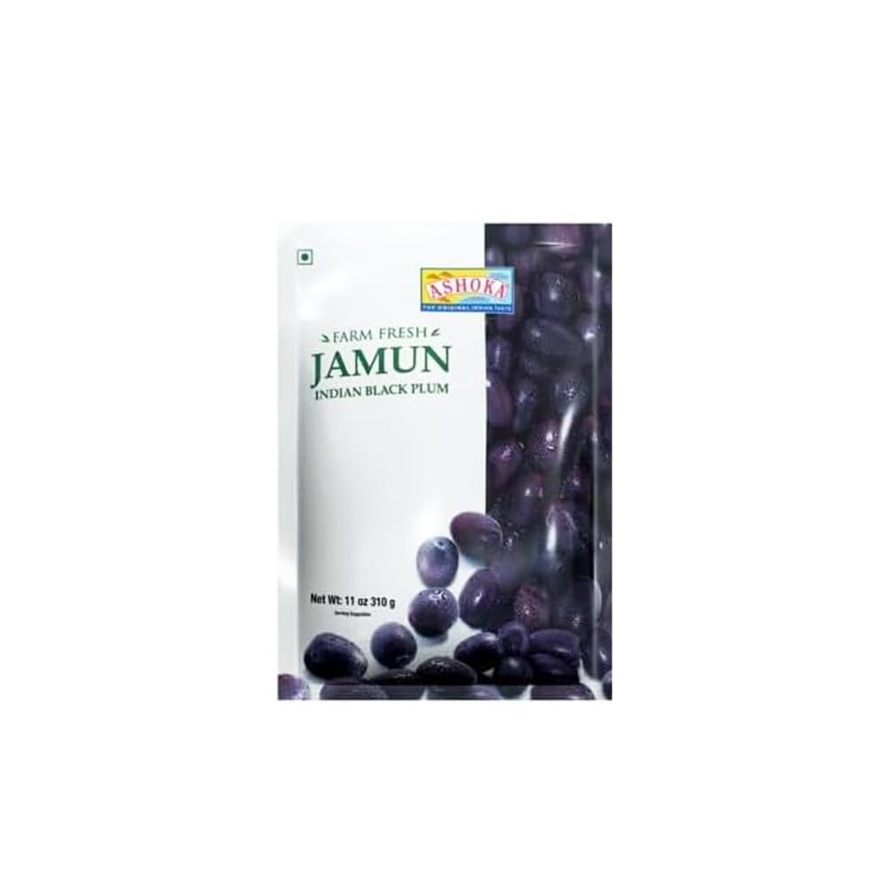Ashoka Jamun Super Vegetable with Farm Fresh, Indian Black Plum, Frozen vegetable, Pretty Fruit with rich colour & Sweet taste, Indian origin - 310grams