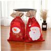 ABOOFAN Christmas Candy Bag Bag for Party Decorations Thicken Fabric Santa Claus Snowman Christmas view 2