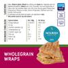Fit bakes 2g Carbs Wholegrain Keto Wraps, 10g Protein, 6x40g Tortillas, Low Carb Wraps, Low Carb Bread, Keto Bread Protein Diet Food UK, Diet Snacks, Fitbakes view 2