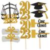 MUCKLILY 1set Graduation Party Decorations Decorative Centerpiece Sticks for Vase for Graduation Parties Photo Booth Props and School Themed Events view 1