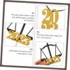 MUCKLILY 1set Graduation Party Decorations Decorative Centerpiece Sticks for Vase for Graduation Parties Photo Booth Props and School Themed Events view 3