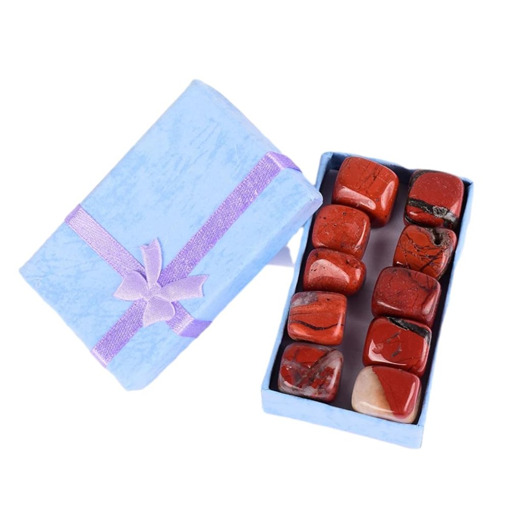 10 Pcs/Set Natural Tumbled Stone 15-20mm Mix Rock and Quartz Rose Bead Crystal Irregular Polishing Amethyst Home,M