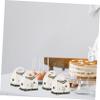 Cabilock 50pcs Graduation Cap Candy Holder Boxes Decorative Treat Boxes for Graduation Party Favors for Classmates Friends Teachers Paper Design view 4
