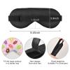 Donuts Flamingo Sleep Mask Light Blocking Eye Mask for Sleeping with Adjustable Strap Summer Pink Soft Lightweight Eye Cover Blindfold for Men Women Work Travel Naps view 3