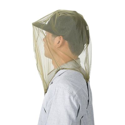 ibasenice 2pcs Head Net Face Mesh for Outdoor Activities for Camping Hiking Fishing and Climbing Lightweight Insect Protection Army Green