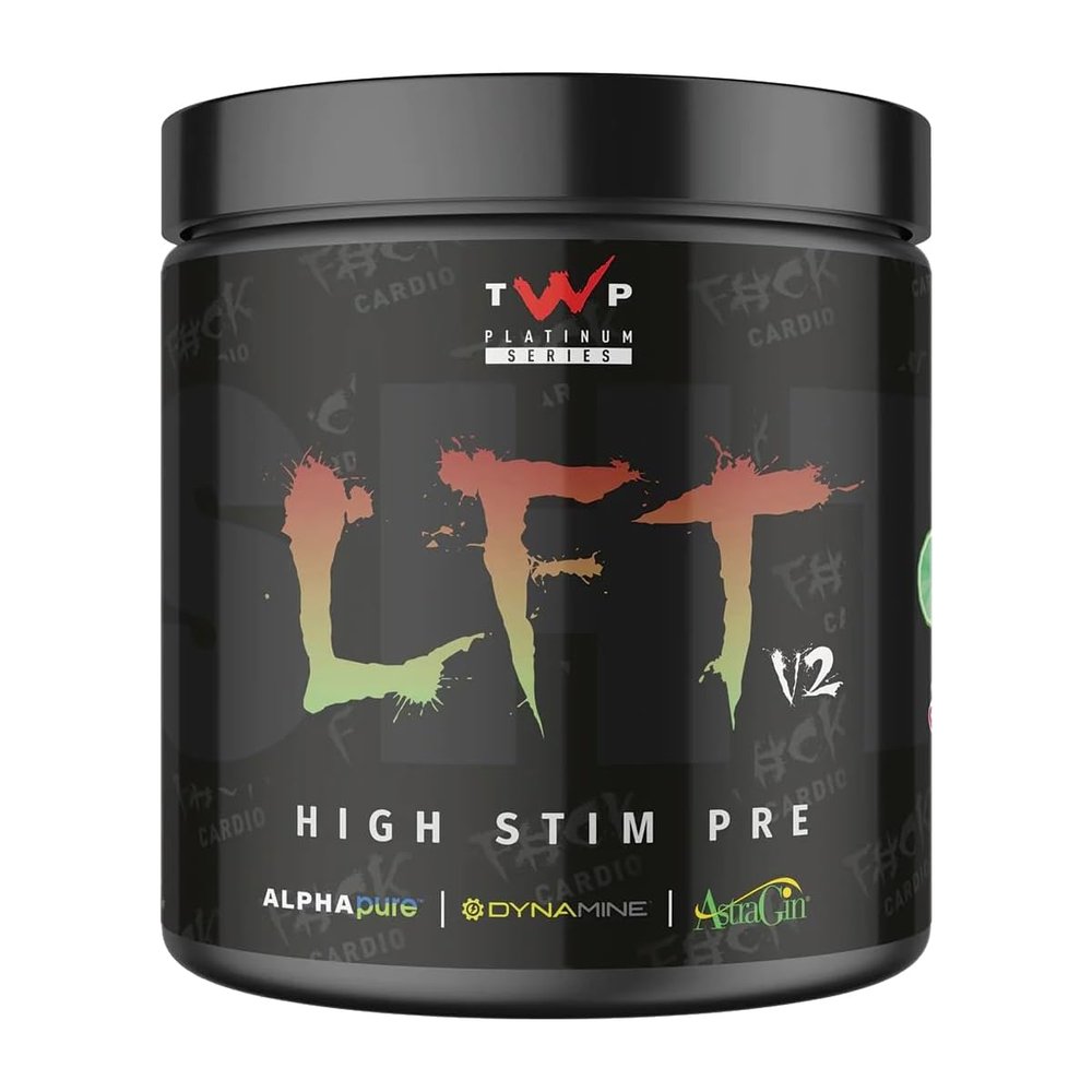 TWP Nutrition Platinum Series LFT V2, High Stim Strong Pre Workout, 390g and 30 Servings, 9 Great Flavours (Cherry Limeade)