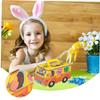 ifundom 5pcs Candy Packaging Boxes Cartoon Bus Shaped Boys and Girls Candy Birthday Party Snack Storage Boxes for Party Bags and Toy Storage view 2