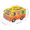 ifundom 5pcs Candy Packaging Boxes Cartoon Bus Shaped Boys and Girls Candy Birthday Party Snack Storage Boxes for Party Bags and Toy Storage view 3