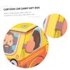 ifundom 5pcs Candy Packaging Boxes Cartoon Bus Shaped Boys and Girls Candy Birthday Party Snack Storage Boxes for Party Bags and Toy Storage view 4