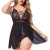 AMDOLE Todays Daily Deals Sexy Lingerie For Women Sets Christmas Babydoll Red Sexy Lingerie For Women Naughty White Lace Bodysuit Lightning Deals Of Today Lingerie Sets For Women Uk view 4