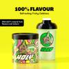 HOLY Energy Gaming Booster Flavour Powder | 50 portions with NewCaff & Green Tea Extract | Focus Booster - Focus Drink | Vegan with 100% natural fruit flavours (350 grams, Lemon Lizard) view 3
