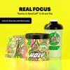 HOLY Energy Gaming Booster Flavour Powder | 50 portions with NewCaff & Green Tea Extract | Focus Booster - Focus Drink | Vegan with 100% natural fruit flavours (350 grams, Lemon Lizard) view 4