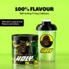 HOLY Energy Gaming Booster Flavour Powder | 50 portions with NewCaff & Green Tea Extract | Focus Booster - Focus Drink | Vegan with 100% natural fruit flavours (350 grams, Gorilla's Grape) view 3