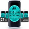 Fitch & Leedes Dry Lemon Mixer for Spirits & Cocktails (24 x 200ml)  Ideal for London Dry Gin, Vodka, and Spiced Rum, Offering a Refreshing Zest with a Hint of Tartness view 1