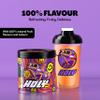 HOLY Energy Gaming Booster Flavour Powder | 50 portions with NewCaff & Green Tea Extract | Focus Booster - Focus Drink | Vegan with 100% natural fruit flavours (350 grams, Fruity Frog) view 3
