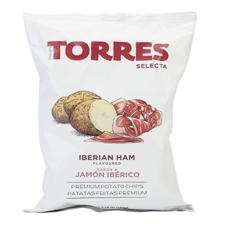Torres jamon iberico crisps 150g - Pack of 5