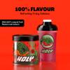 HOLY Energy Gaming Booster Flavour Powder | 50 portions with NewCaff & Green Tea Extract | Focus Booster - Focus Drink | Vegan with 100% natural fruit flavours (350 grams, Pomegranate Piranha) view 3