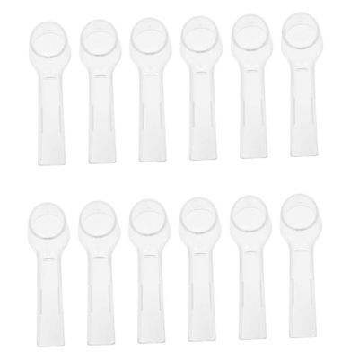 SKISUNO Toothbrush Head Cover Protective Caps 12pcs Set Dustproof Shield Compatible Electric Toothbrush Heads for Daily Oral Hygiene