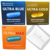 3 X 400mg high Strength Tablets Ultra Blue, Max & Gold Bundle - 100% Natural - Stamina, Endurance & Drive Support for Men, Maca, Ginseng & More view 1