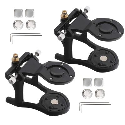Bceer 2 Pcs Adjustable Denture Magnetic Articulator Small Articulator Dental Laboratory Equipment Dental Lab Product Tool