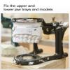 Bceer 2 Pcs Adjustable Denture Magnetic Articulator Small Articulator Dental Laboratory Equipment Dental Lab Product Tool view 4