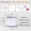 AXTMR Home Sauna Steamer, Steam Pot Fumigation Machine, 3l Sauna Heaters Bath Box,White,3L view 2