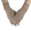 2Pairs Arthritis Compression Gloves for Men & Women | Wrist Support Open Finger Gloves | Breathable Moisture Wicking Fabric, Hand Therapy Carpal Tunnel Gloves, Relieve Arthritis Pain | Brown (S) view 2