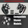 2 x Replacement Razor Heads for Rx7 Shavers Compatible with Remington Bald and X R1600/Rx7/Boss X R7120/X R7100 Shavers view 3