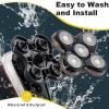 2 x Replacement Razor Heads for Rx7 Shavers Compatible with Remington Bald and X R1600/Rx7/Boss X R7120/X R7100 Shavers view 4