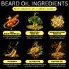 Beard and Bones - 60ml Beard Oil for Men | Nut Free | Natural Carrier Oils of Jojoba, Squalane and Sea Buckthorn Oil | Black Glass Skull | Choice of 6 Scents (Savage) view 3