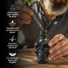 Beard and Bones - 60ml Beard Oil for Men | Nut Free | Natural Carrier Oils of Jojoba, Squalane and Sea Buckthorn Oil | Black Glass Skull | Choice of 6 Scents (Savage) view 4