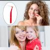 Prasacco 25 Pcs Interdental Brush, Dental Brushes for Between Teeth and Gums Small L Shaped Interdental Brushes Universal Teeth Braces Angle Alternative Brushes Tooth Cleaning Tool(Red 1.2mm) view 3