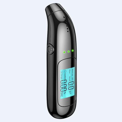 ALIWO Led Display Alcohol Tester Highly Accurate Non-contact Alcohol Tester for Personal or Professional Use (Breathalyzer) (Color : Black)