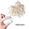 100Pcs Finger Cots, Disposable Latex Finger Covers Anti-Static Protector Cot for Industry Medicine Laboratory view 2