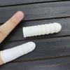 100Pcs Finger Cots, Disposable Latex Finger Covers Anti-Static Protector Cot for Industry Medicine Laboratory view 4