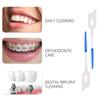 AYNKH 200 Pieces Silicone Interdental Brushes, Tooth Floss Picks Interdental Brush Flosser Sticks, Dual-Use Silicone Dental Brushes Floss Picks, Oral Tooth Clean Gap Brush with 2 Pcs Toothbrush view 4