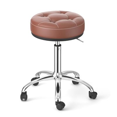 NAKEAH Salon Massage Stool Hydraulic Gas Lift Adjustable Swivel Chair, 360-Degree Rotating, for Hairdressing Beauty Tattoo Therapy Spa Salon,D