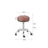 NAKEAH Salon Massage Stool Hydraulic Gas Lift Adjustable Swivel Chair, 360-Degree Rotating, for Hairdressing Beauty Tattoo Therapy Spa Salon,D view 3
