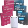 3 x Ultra Blue & Ultra Pink Capsules for Men and Women Bundle - Strong Natural Support for Couples! Contains Maca, Ginseng view 1