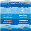 Omega-3 Fish Oil 1000mg Capsules (EPA 180mg & DHA 120mg Fatty Acids) Healthy Heart, Brain and Blood (Pack of 90) view 2