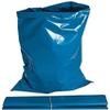 100 Pack Large Heavy Duty Extra Strong Blue Rubble Sacks, 50kg 60L Capacity, 20"x30", 100 Micron, Builders DIY Garden Construction Waste Rubble Refuse Bin Bags view 4