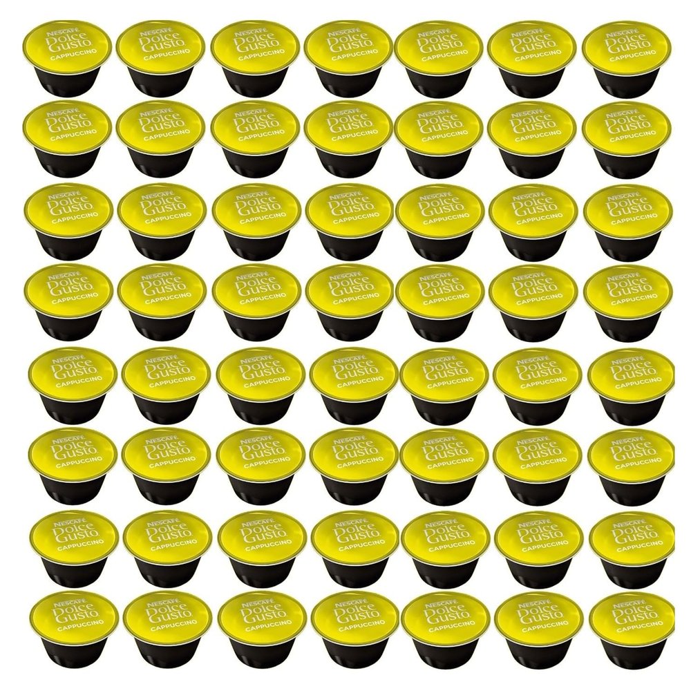 50x NESCAF Dolce Gusto Cappuccino Coffee Pods Only. SOLD LOOSE (No Milk Pods)