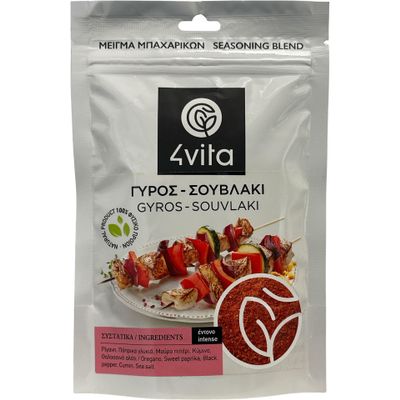 4Vita Greek Gyros/Souvlaki Seasoning Mix,75g