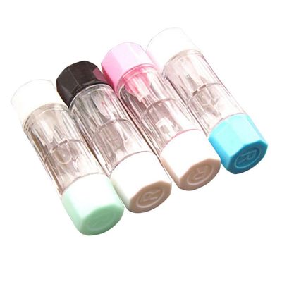 HAPINARY Lens Storage Box and Practical Lens Case 4Pcs Mini Travel Rgp Hard Plastic Protective Box Lightweight Easy to Carry for Outdoor Activities