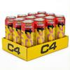 C4 Performance Energy Drinks Millions Strawberry 500ml (12 Pack) | Sugar Free Energy Drink with 160mg Caffeine, 250mg Betaine, 1050mg Taurine | Low Calorie Fizzy Drinks for On The Go Energy and Focus view 1