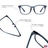 Ziffs Vision Blue Light Blocking Glasses - Gaming Glasses - Premium Magnetic case & Accessories - Blue Light Glasses Women & Men - British Brand view 3